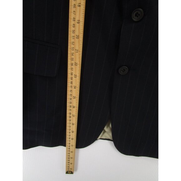 Paul Stuart Sport Coat 40 Blazer Pinstriped Business Jacket Preppy - Picture 4 of 12